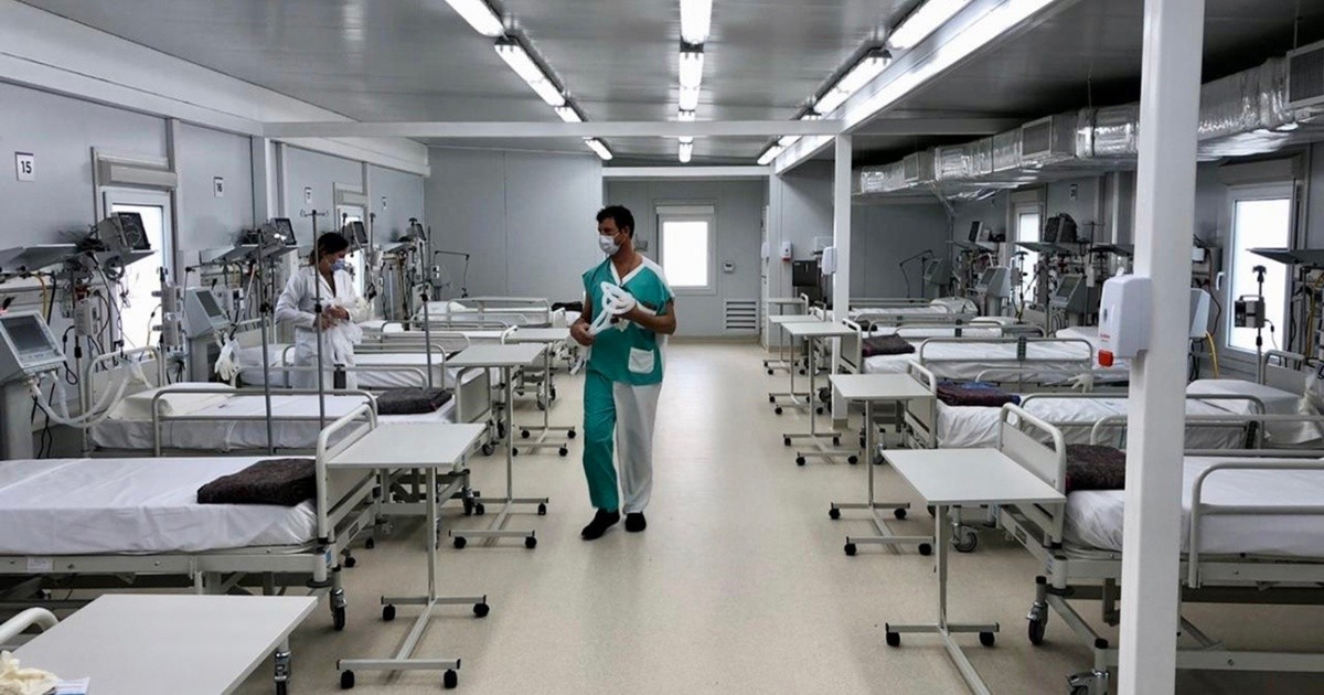 Alert for high occupancy of intensive care beds