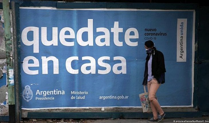 translated from Spanish: Argentina breaks record new cases with more than 41,000 in last 24 hours