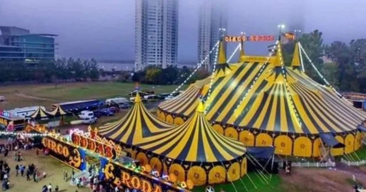 Circus stranded in Rosario will become one of the largest testing centers in the country