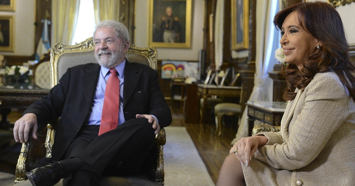 Cristina Kirchner and Lula share a virtual event this afternoon