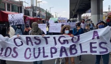 translated from Spanish: Demonstrations demand justice on Metro Line 12