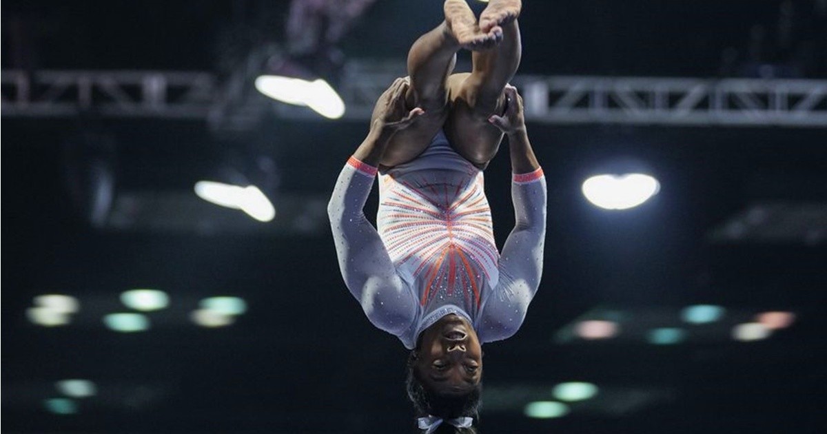 Historic Simone Biles: he made a leap that was never seen in an official competition
