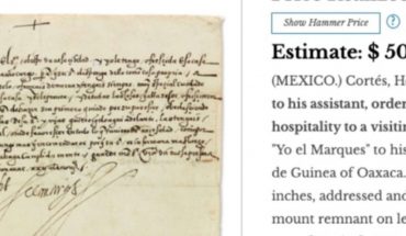 translated from Spanish: Mexico claims stolen documents from Hernán Cortés