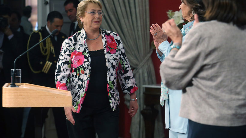 Michelle Bachelet recalled sexist situations throughout her political career