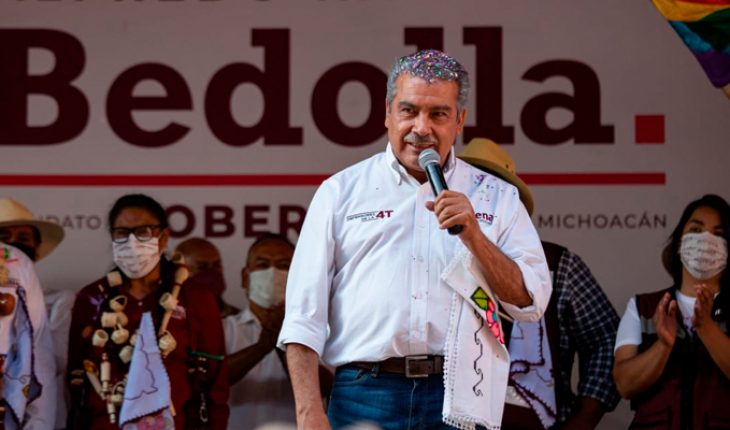 translated from Spanish: On June 6th the dignity of the Michoacans will be imposed: Raul Morón