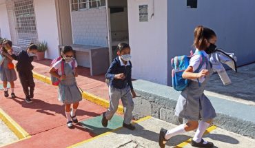 translated from Spanish: Tamaulipas will return to face-to-face classes in 11 schools in 7 municipalities