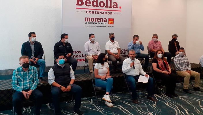 The Team for Michoacán is joined by the privileges and the desire to steal: Bedolla