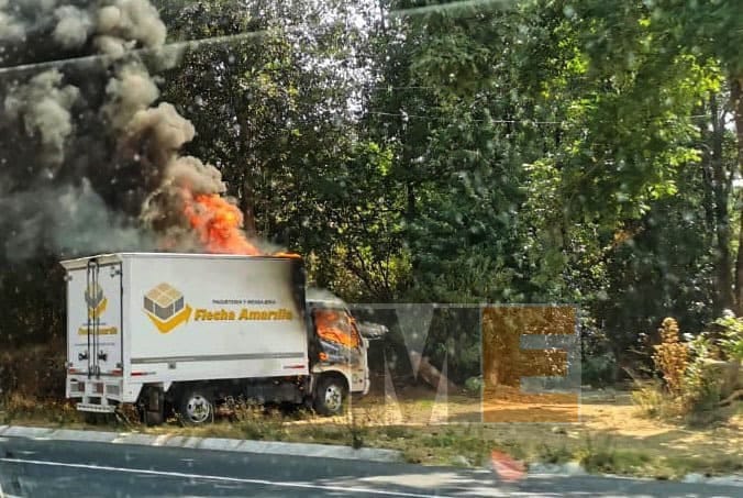 There are two detainees for burning vehicles in Uruapan