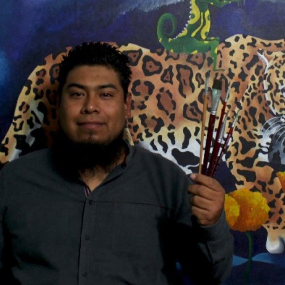 Aldo Jiménez muestra en sus obras animales en peligro de extinción 