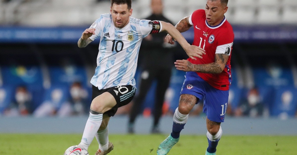 Argentina igualó 1 a 1 con Chile en su debut en la Copa América