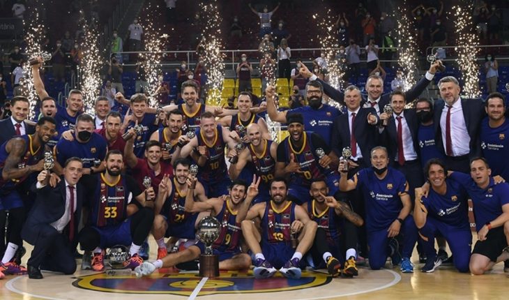 Con Leandro Bolmaro, Barcelona se consagró campeón de la Liga ACB