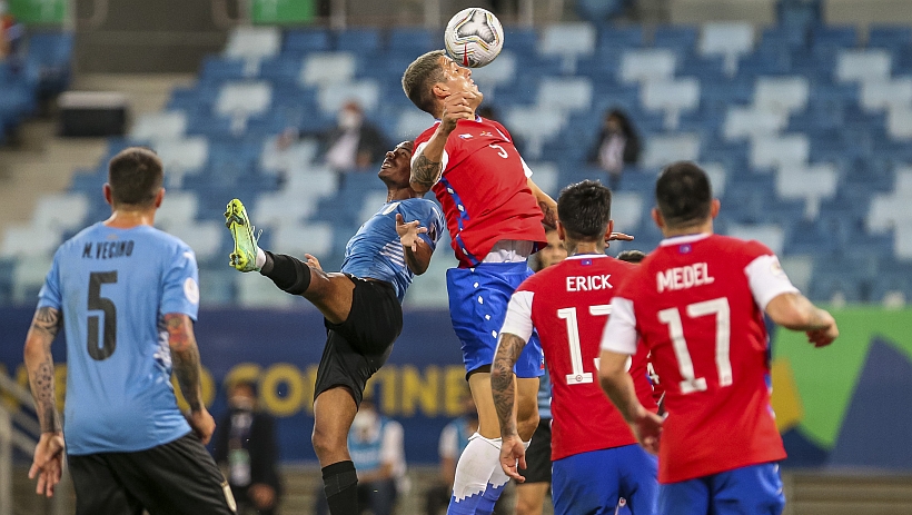 En un partido teñido por las lesiones la "Roja" empató con Uruguay en el Arena Pantanal