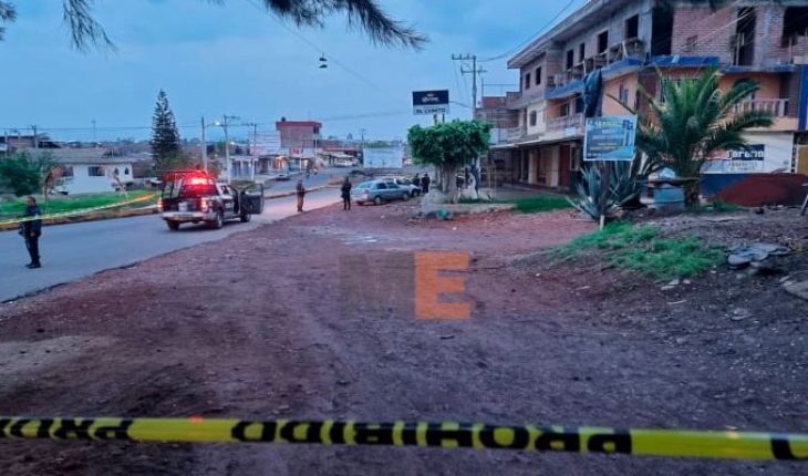 Joven sale a trabajar y es asesinado a unas cuadras de su casa en Jacona, Michoacán