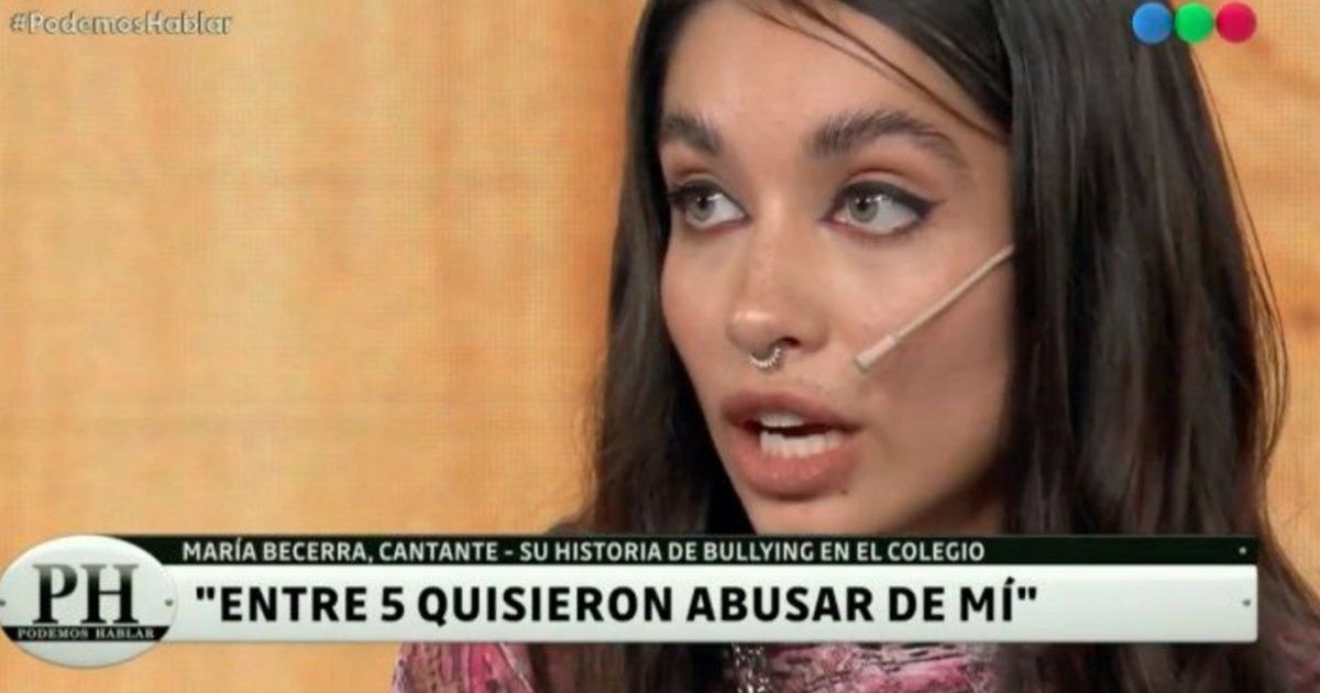 María Becerra reveló que en el colegio los varones le pegaban y quisieron abusar de ella