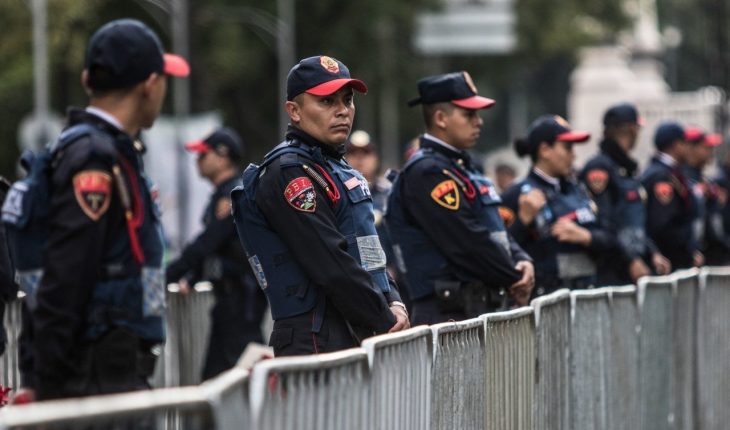 Más de 18 mil policías serán desplegados en la CDMX para elecciones