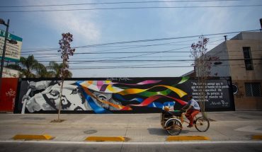 Mejoran imagen urbana con murales en avenida Madero Poniente