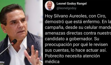 “Silvano demostró que está enfermo”, responde Leonel Godoy tras declaraciones