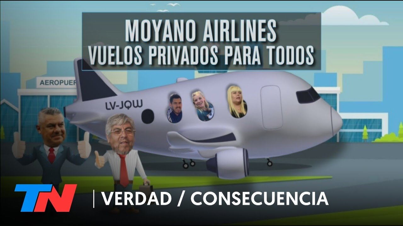 MOYANO AIRLINES - La familia Moyano viajó en un jet privado a Miami