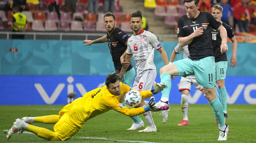 Austria got its first victory in a European Cup final against a debutant North Macedonia
