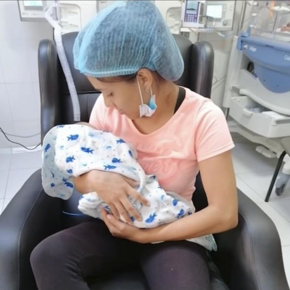 Baby is born in Colombia without palate, lip and part of the nose