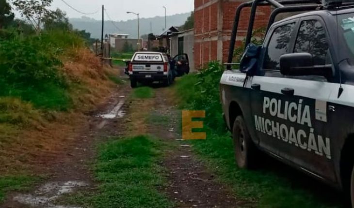 translated from Spanish: Deceased woman is found in a sewage channel in Uruapan