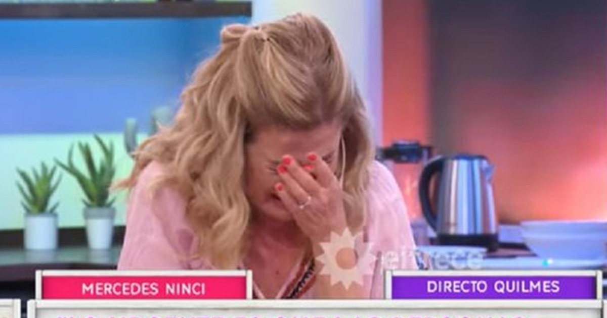 Mercedes Ninci's anguish live: "It makes me sick so much poverty"