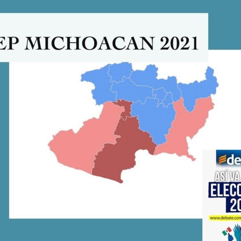 Preliminary results: 2021 Michoacán elections