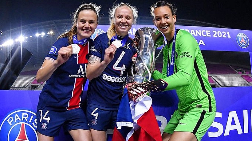 Tiane Endler was chosen as the goalkeeper of the ideal 11 of the French Women's Championship