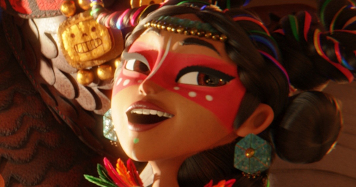 Watch the first images of "Maya and the Three of Us," Netflix's new animated film
