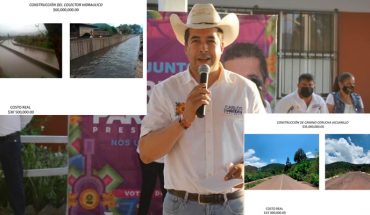 translated from Spanish: Without clarifying 81 million in works in Tuxpan, Carlos Paredes seeks to repeat