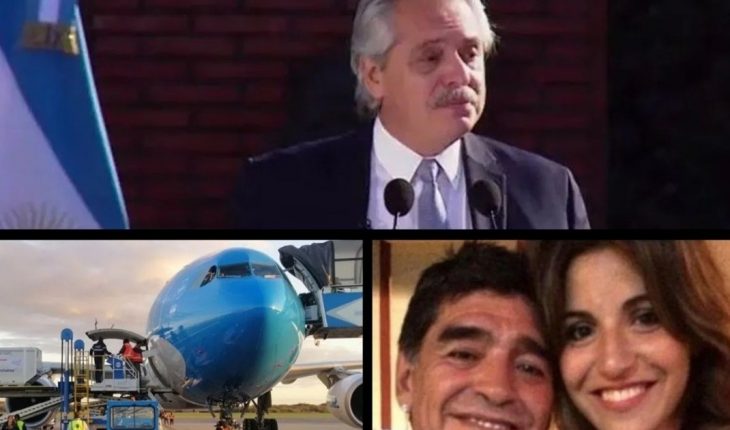 translated from Spanish: "Ending the differences", the objective of Alberto Fernández ; He departed the second flight to China in search of new doses of Sinopharm; Gianinna Maradona’s emotional greeting on Father’s Day and much more…