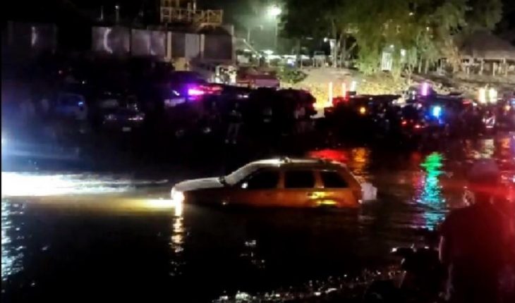 translated from Spanish: video. Family dies intoxicated in Culiacan River