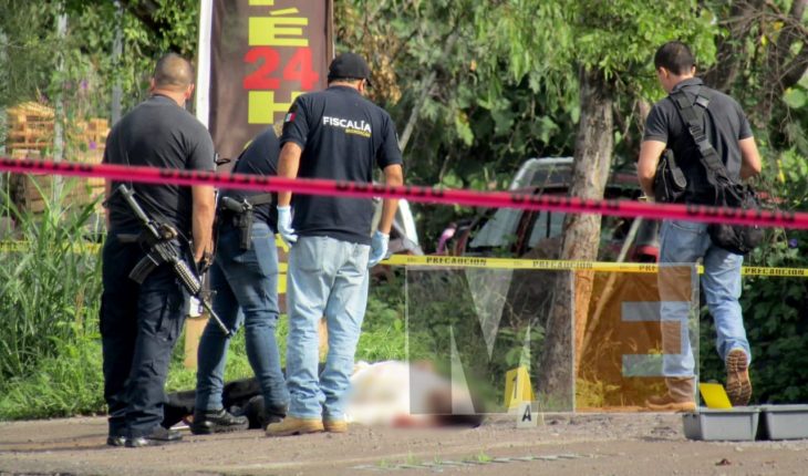 A balazos ejecutan a un desconocido en el Libramiento Sur de Jacona