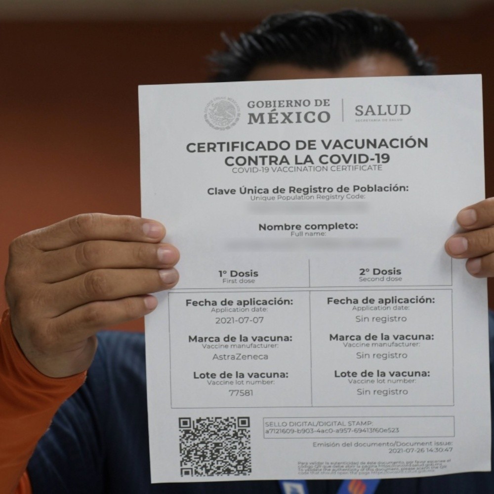 Avalan el certificado de vacunación Covid-19 en Mazatlán