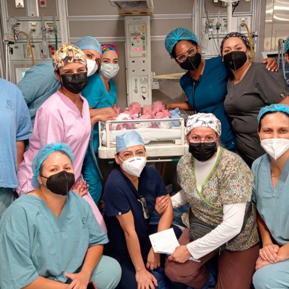 Dan de alta a trillizas nacidas en hospital de IMSS en Los Mochis