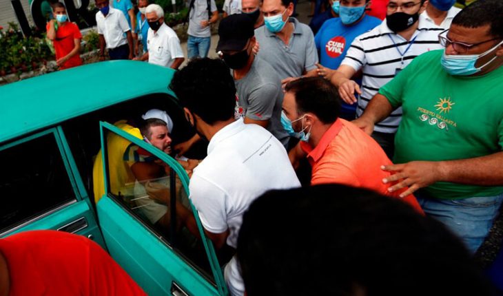 Díaz-Canel negó acusaciones de represión en protestas del domingo en Cuba