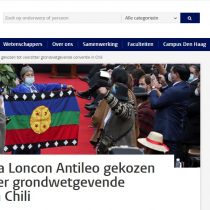 El reconocimiento de la Universidad de Leiden a la “Alumna Elisa Loncon Antileo”
