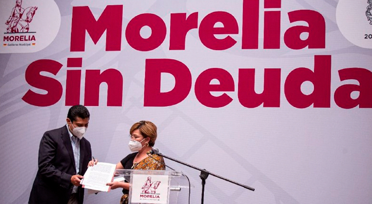 Gobierno de Morelia informó que saldó deuda pública por primera vez en 29 años