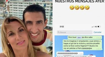 La increíble premonición de la esposa de Ángel Di María: soñaba con el gol