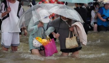 Las impactantes imágenes de la inundación histórica en China