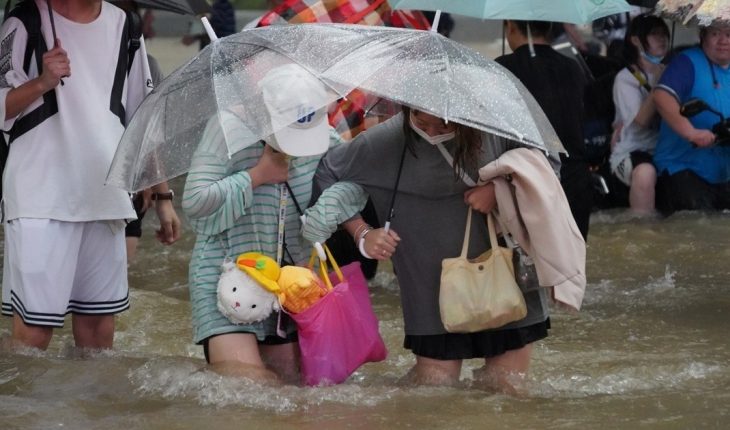 Las impactantes imágenes de la inundación histórica en China