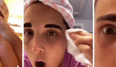 Mujer se tiñe las cejas por su cuenta y el resultado se vuelve viral