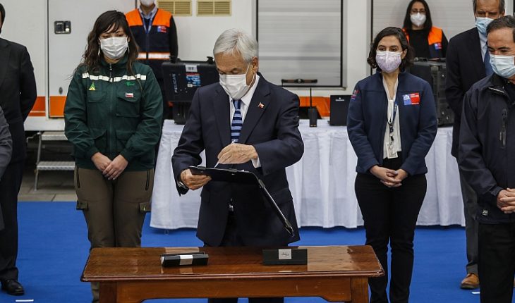 Presidente Piñera promulgó ley que establece el nuevo sistema nacional de prevención y respuesta ante desastres