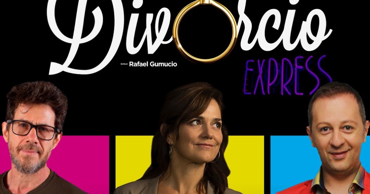 Se viene "Divorcio Express" con Andrea Pietra, Peto Menahem y Nicolás Scarpino