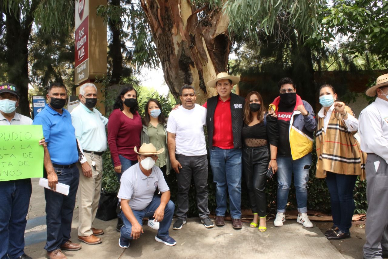 Silvano Aureoles quiere rematar patrimonio de Michoacanos: Misael García