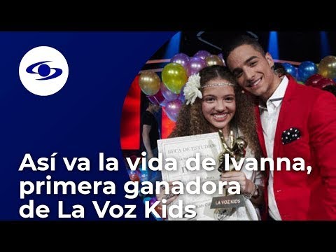 Así recuerda Ivanna, primera ganadora de La Voz Kids, su paso por el reality - Caracol TV