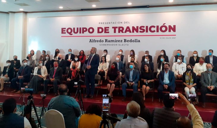 translated from Spanish: Alfredo Ramírez Bedolla Governor-Elect of Michoacán presents his Transition Team