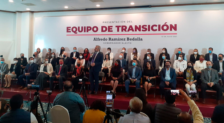 Alfredo Ramírez Bedolla Governor-Elect of Michoacán presents his Transition Team