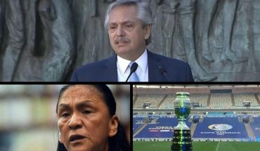 translated from Spanish: Apologies of Fernández in the act of Independence, tickets for Argentines in the Maracana, accusation of Milagro Sala and much more…