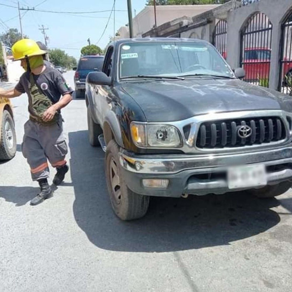Child died run over by a pickup truck in Nuevo León